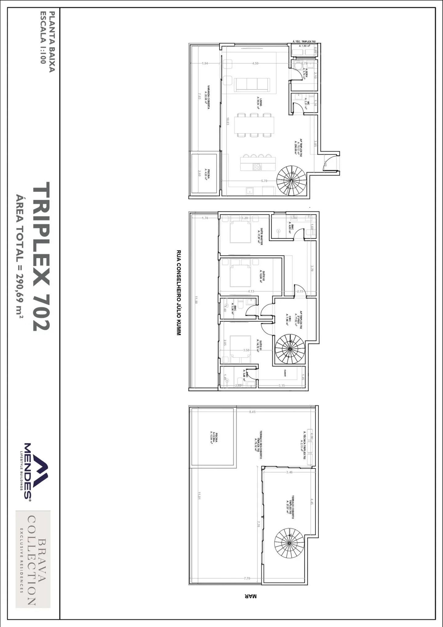 Apartamentos 03 Dorm. 3 quartos à venda em Praia Brava, Itajaí/SC, foto 8