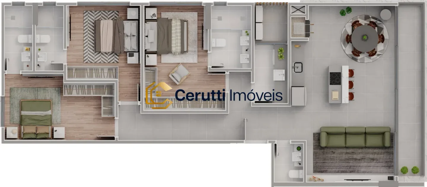 Apartamentos 03 Dorm. 3 quartos à venda em praia brava de itajaí, Itajaí/SC, foto 20