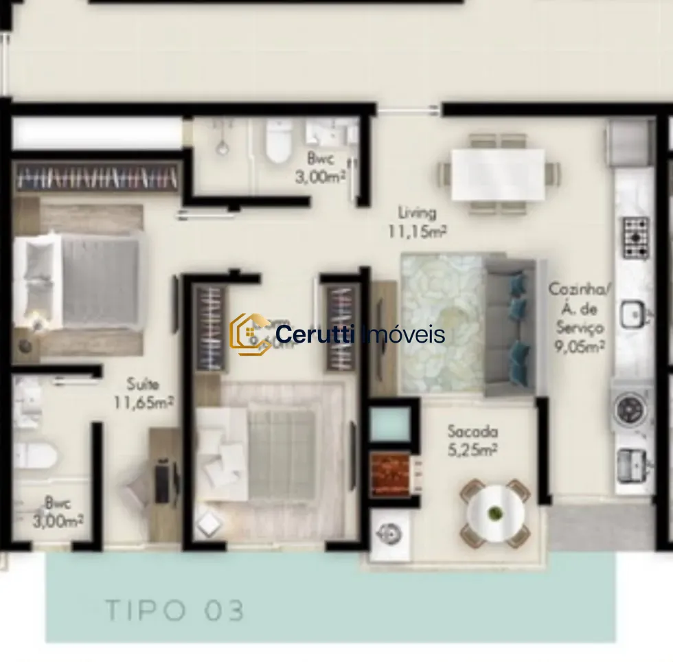 Apartamentos 02 Dorm. 2 quartos à venda em Morretes, Itapema/SC, foto 21