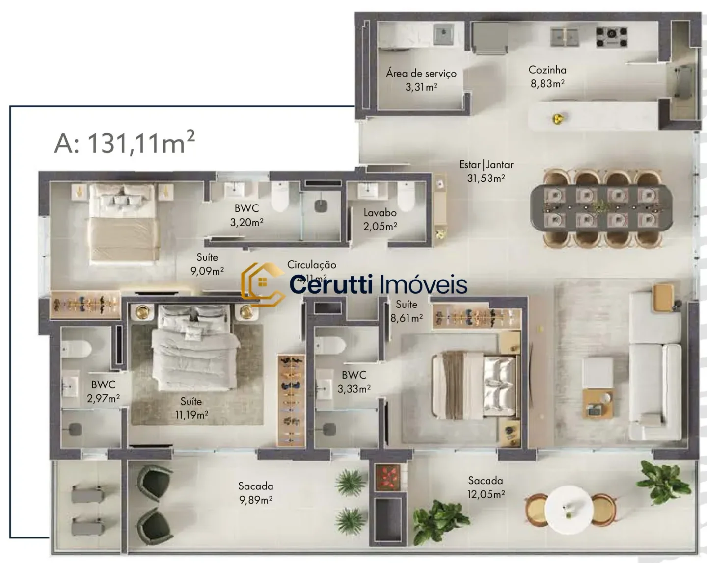 Apartamentos 03 Dorm. 3 quartos à venda em Itajubá, Barra Velha/SC, foto 18