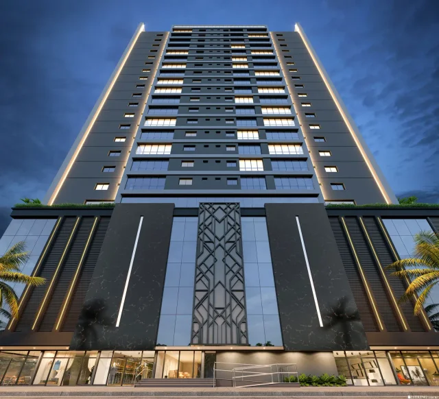 SALA COMERCIAL VYLLAR TOWER em Perequê, Porto Belo