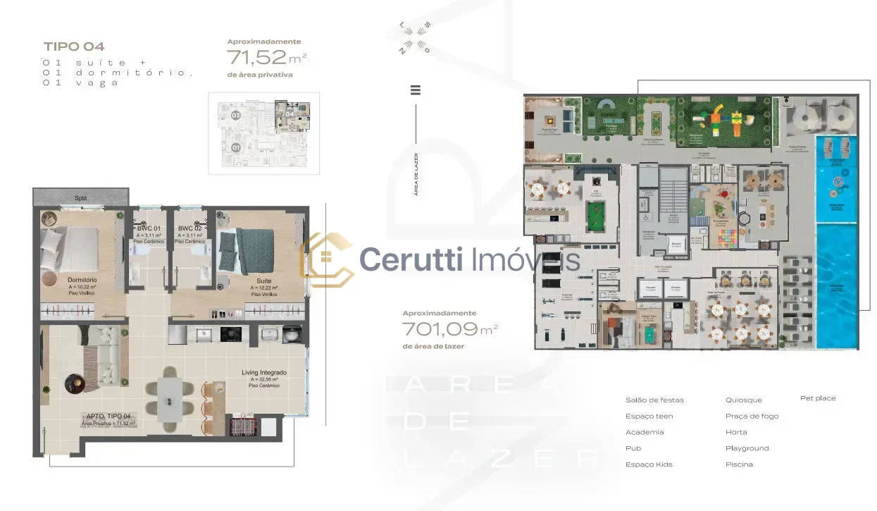 Apartamentos 02 Dorm. 2 quartos à venda em Perequê, Porto Belo/SC, foto 19