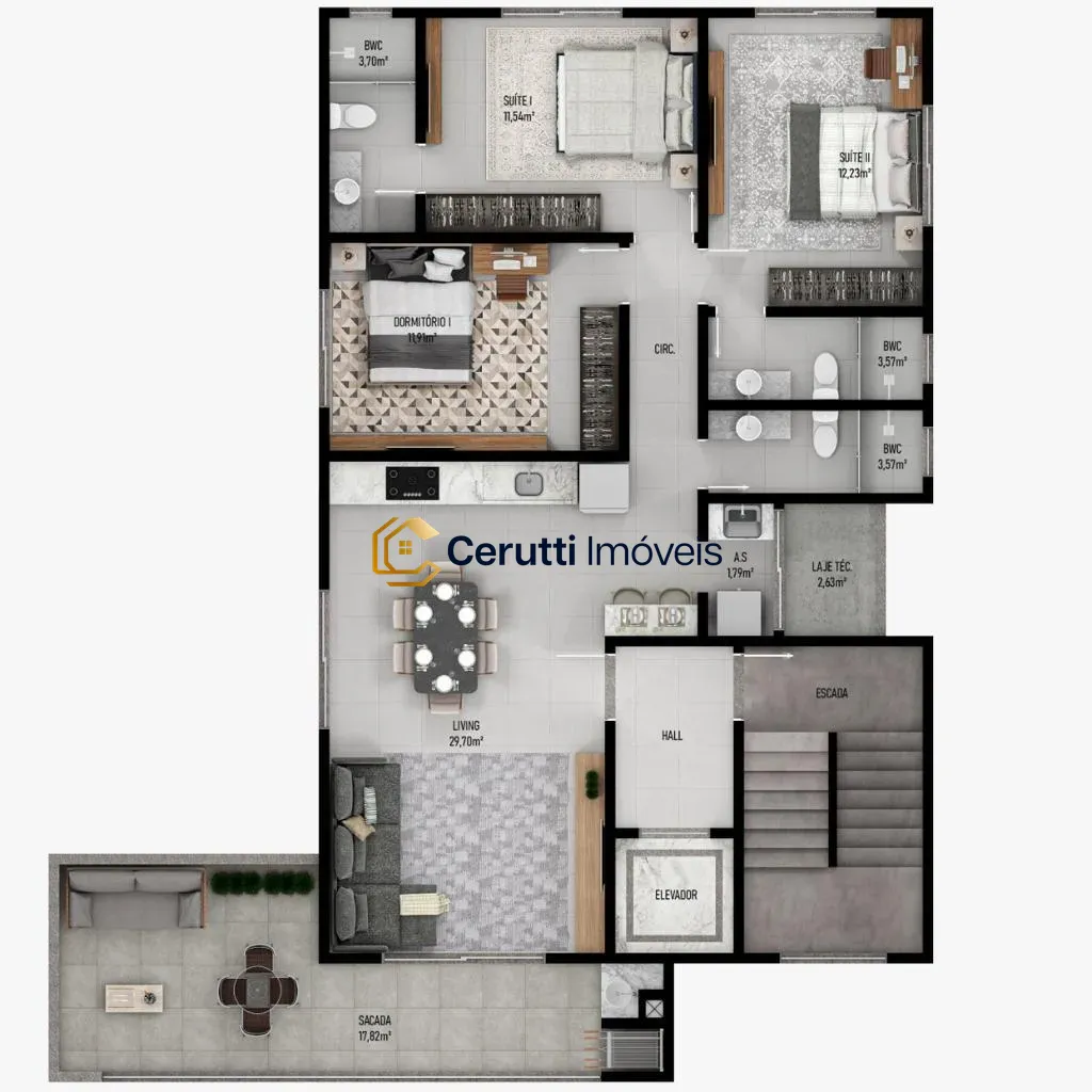 Apartamentos 03 Dorm. 3 quartos à venda em Itajubá, Barra Velha/SC, foto 27