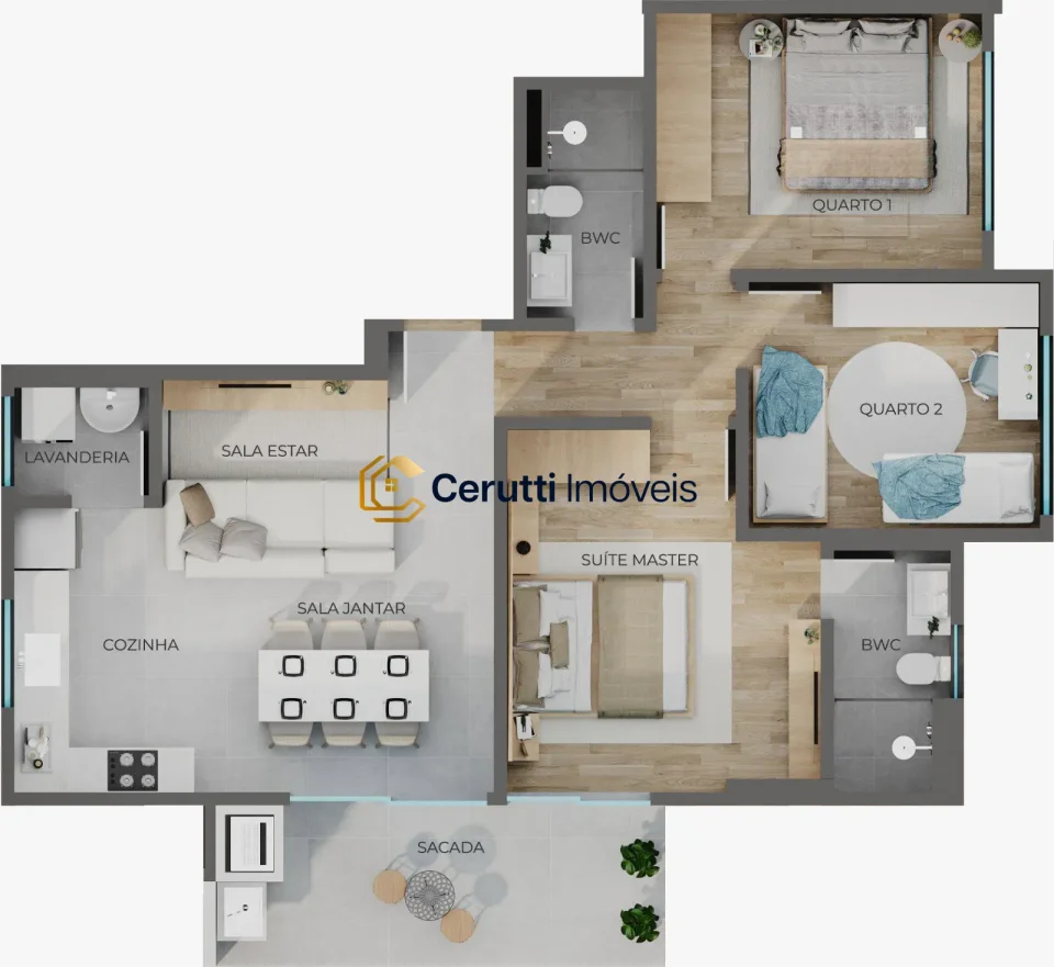 Apartamentos 03 Dorm. 3 quartos à venda em Centro, Balneário Piçarras/SC, foto 2
