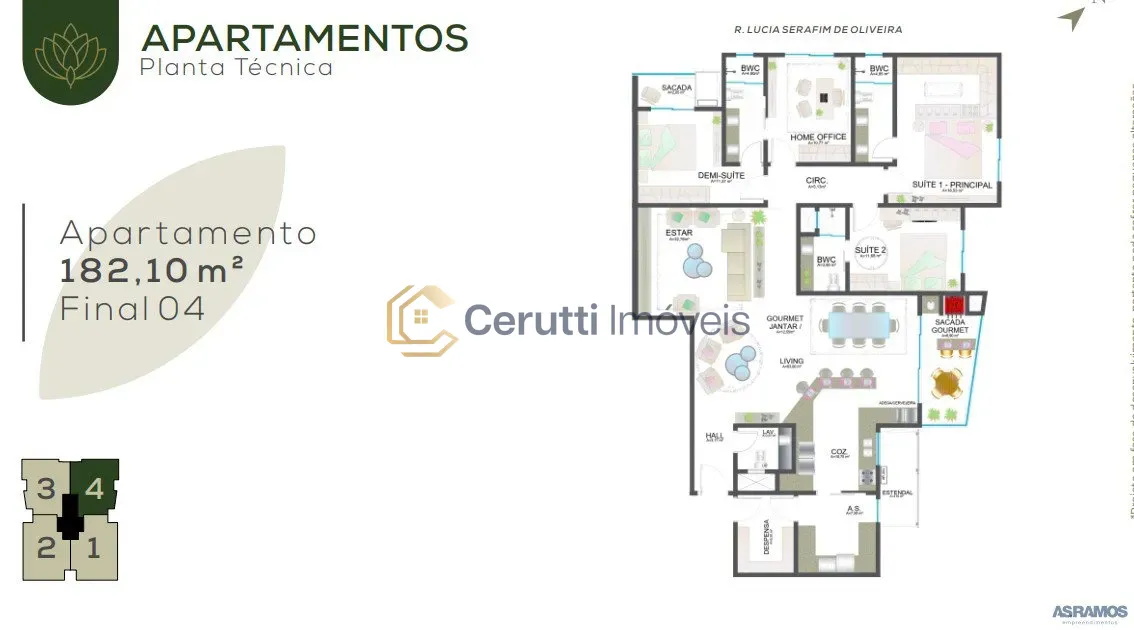 Apartamentos 04 Dorm. 4 quartos à venda em Praia Brava, Itajaí/SC, foto 7