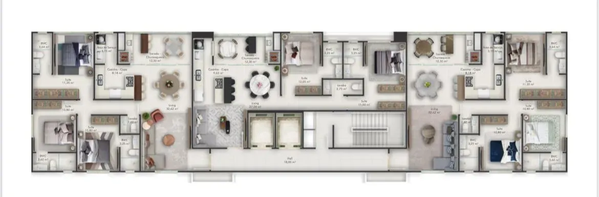 Apartamentos 03 Dorm. 3 quartos à venda em Perequê, Porto Belo/SC, foto 11