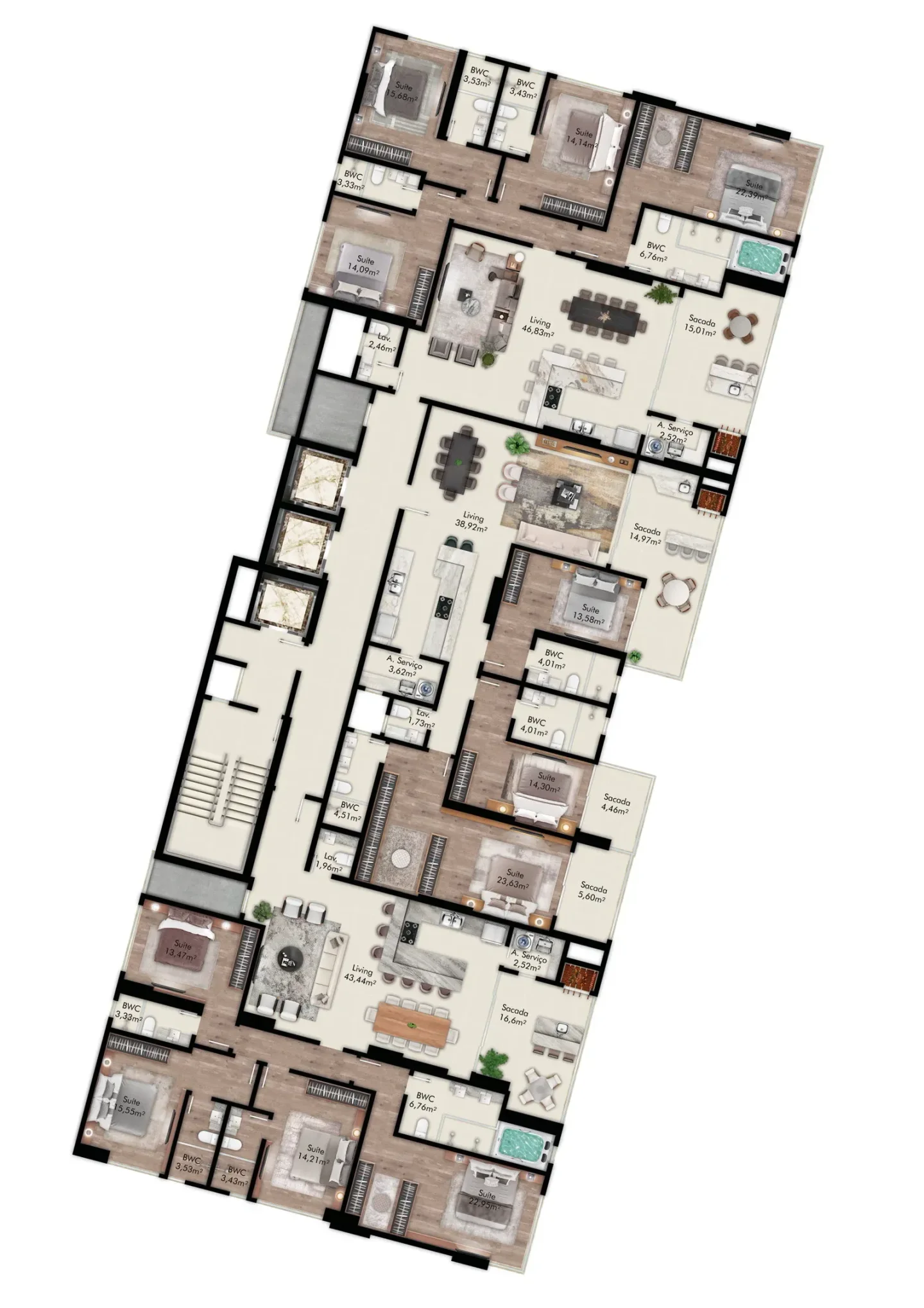 Apartamentos 04 Dorm. 4 quartos à venda em Centro, Itapema/SC, foto 36