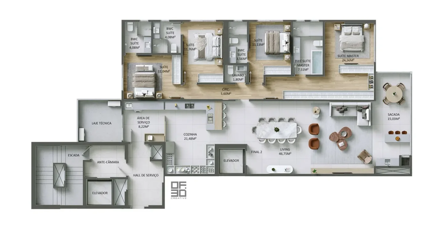 Apartamentos 04 Dorm. 4 quartos à venda em Fazenda, Itajaí/SC, foto 37