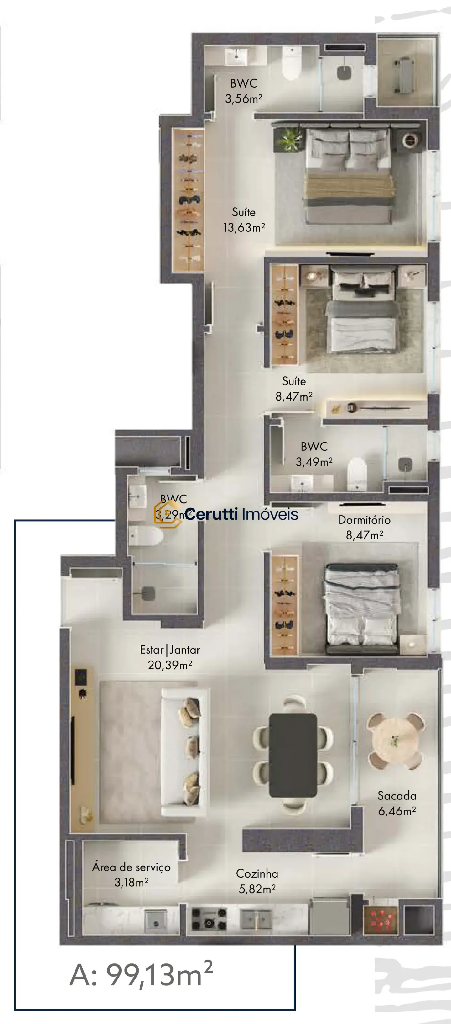 Apartamentos 03 Dorm. 3 quartos à venda em Itajubá, Barra Velha/SC, foto 18