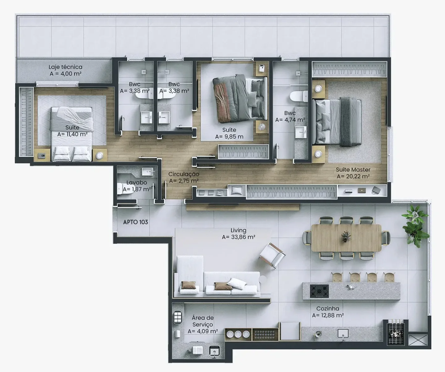 Apartamentos 03 Dorm. 3 quartos à venda em Centro, Itajaí/SC, foto 29
