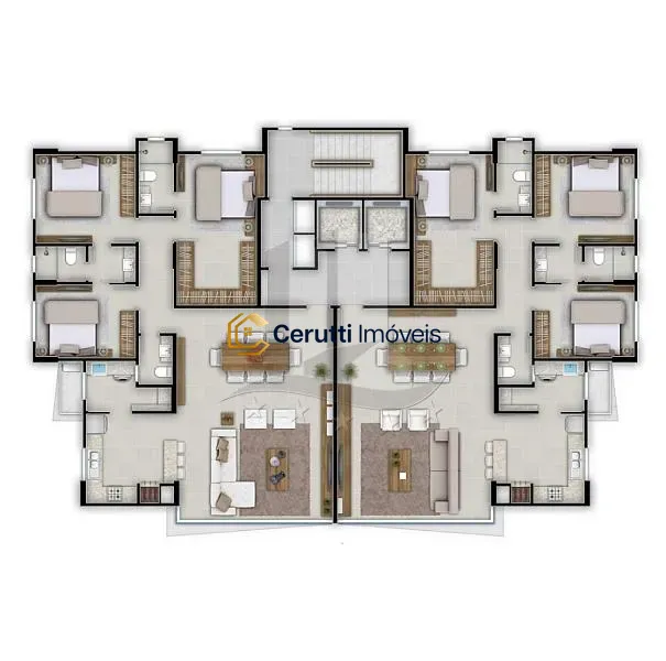 Apartamentos 02 Dorm. 3 quartos à venda em Centro, Balneário Camboriú/SC, foto 33
