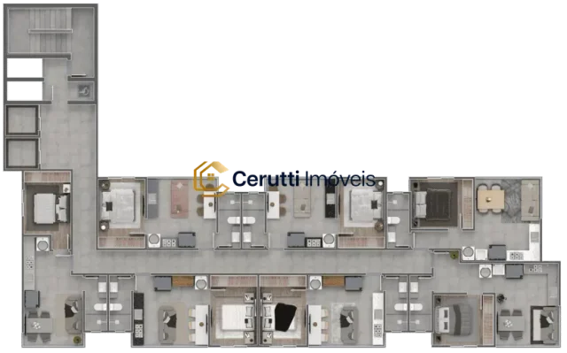 RESIDENCIAL CHELSEA - STUDIO - CENTRO - BRUSQUE em Centro I, Brusque