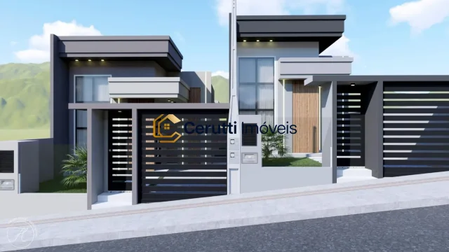 CASA 1 SUITE + 2 DORM - AGUAS CLARAS - BRUSQUE em Águas Claras, Brusque