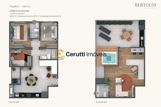 ZAYA HOME RESORT - DUPLEX - 3 DORM -ARMAÇÃO-PENHA em Armação, Penha