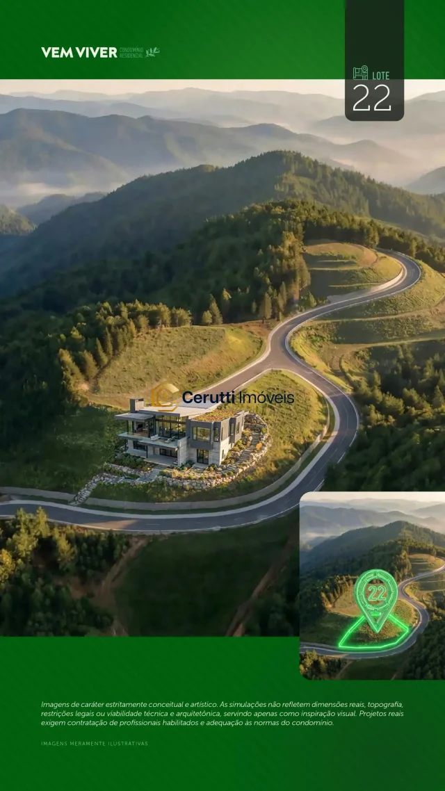 TERRENO - VEM VIVER RURAL - CONDOMINIO DE SITIOS