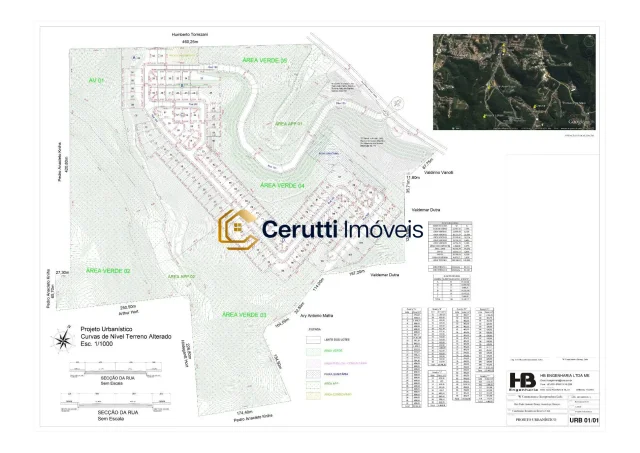 TERRENO A VENDA - RESERVA CLUB - BRUSQUE em Azambuja, Brusque