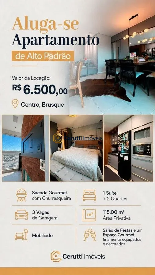 Capa do artigo: Aluguel Brusque: Apartamentos de Luxo Prontos para Morar
